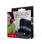 Gembird auriculares fitear-x300b bluetooth tws in-ears fitear negros