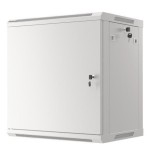 Lanberg armario rack 19 "montaje pared 12u / 600x450 con puerta metálica gris (paquete plano)