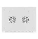 Lanberg armario rack 19 "montaje pared 12u / 600x450 con puerta metálica gris (paquete plano)