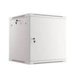Lanberg wall mount cabinet 19inch 12u 600x600 steel doors grey flat pack