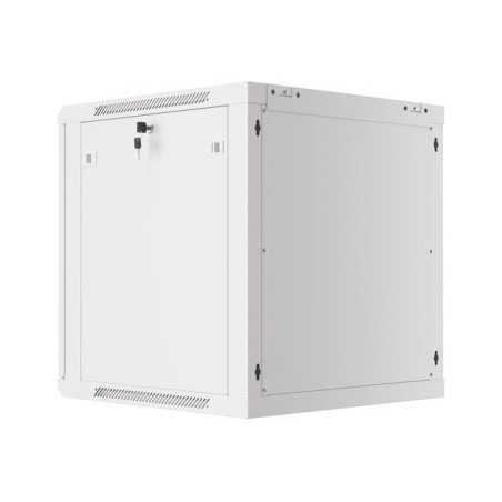 Lanberg wall mount cabinet 19inch 12u 600x600 steel doors grey flat pack