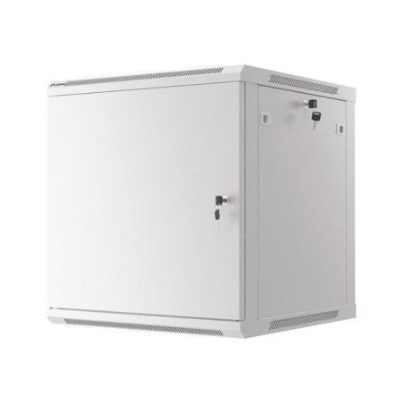 Lanberg wall mount cabinet 19inch 12u 600x600 steel doors grey flat pack