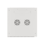 Lanberg wall mount cabinet 19inch 12u 600x600 steel doors grey flat pack