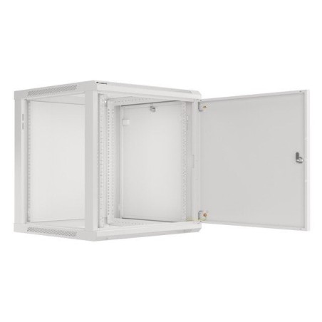 Lanberg wall mount cabinet 19inch 12u 600x600 steel doors grey flat pack