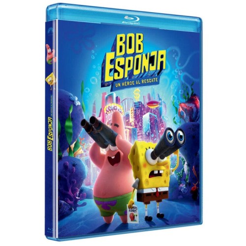 Pelicula bob esponja - un héroe al rescate - bd blu-ray