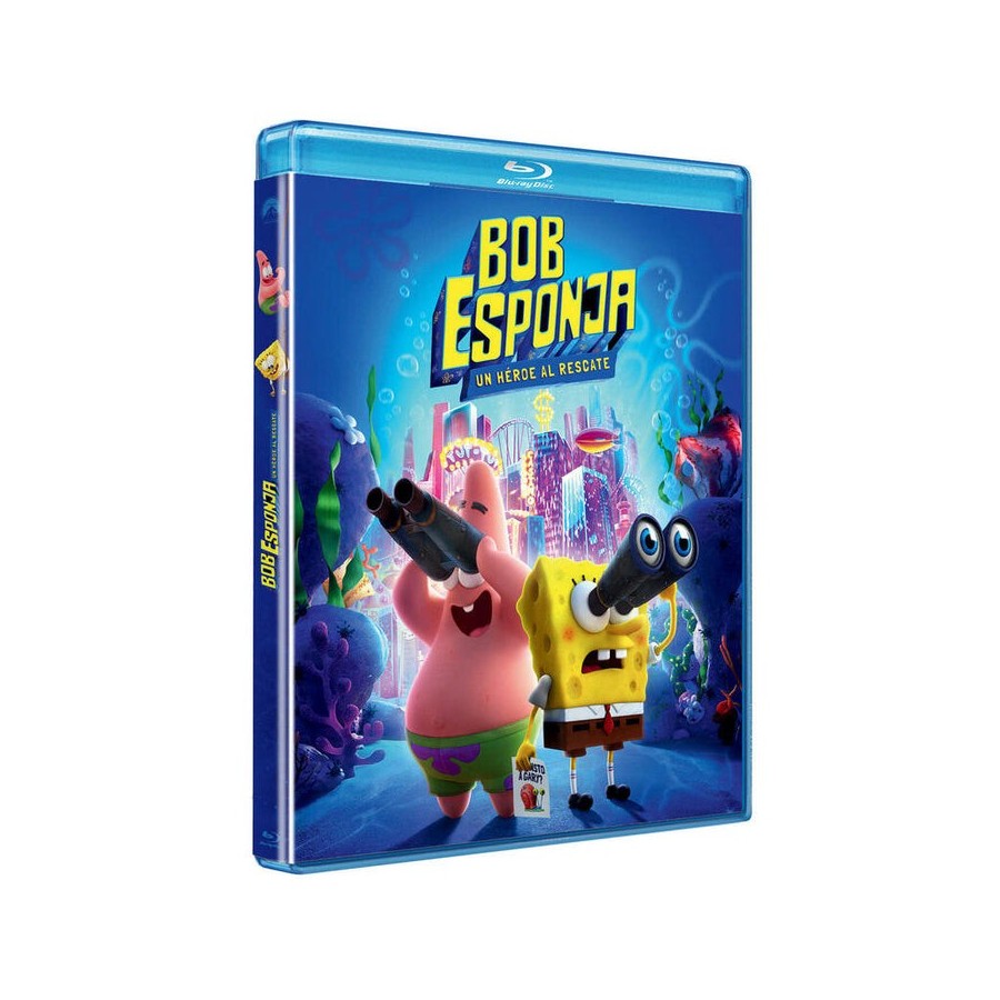 Pelicula bob esponja - un héroe al rescate - bd blu-ray