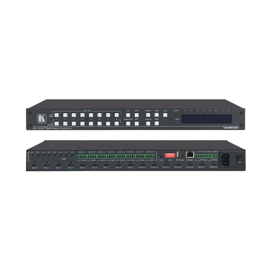 Kramer electronics vs-88h2a interruptor de video hdmi