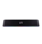 Coolbox barra de sonido r200b rgb negro dg-alb-r200b