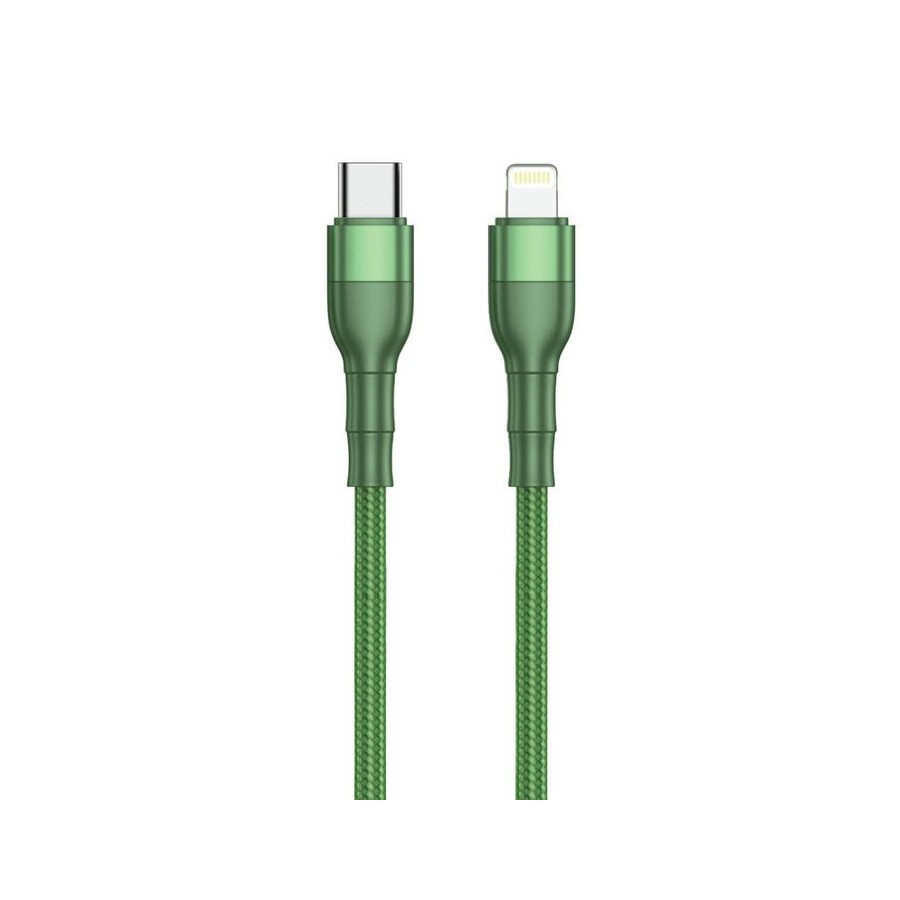 2go usb cable type c-lightning verde
