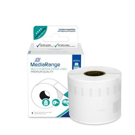 Mediarange mrdy99014 etiqueta de impresora blanco