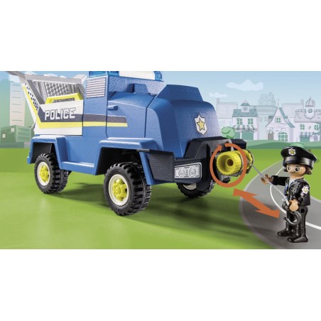 Playmobil 70915 duck on call vehiculo de emergencia de la policia