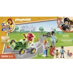 Playmobil 70919 duck on call accion ambulancia ayuda al piloto de carreras