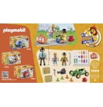 Playmobil 70919 duck on call accion ambulancia ayuda al piloto de carreras