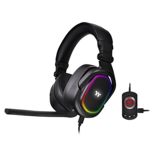 Auriculares gaming thermaltake argent h5 rgb 7.1 ght-thf-diecbk-31