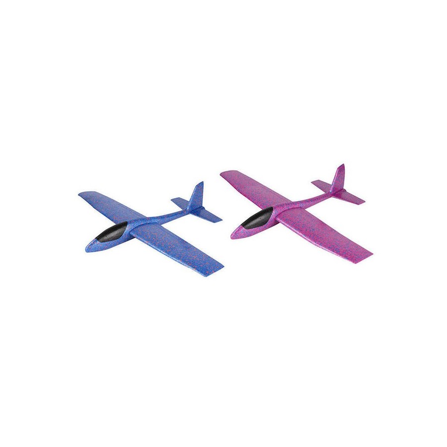 Avion planeador de porexpan 84x66x14cm colores surtidos