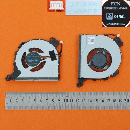 Ventilador para portátil lenovo ideapad 320-15ast-80xv 320-15ikb dc28000dbf0 dfs541105fc0t