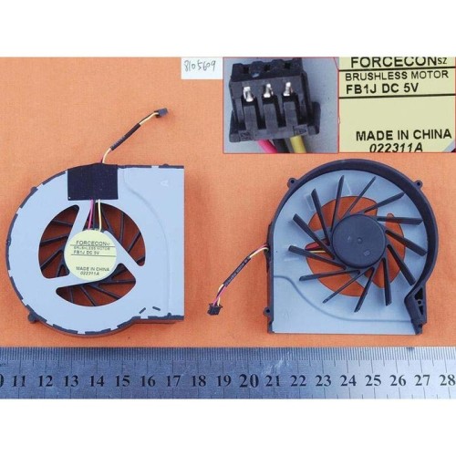 Ventilador para portátil hp dv7-4000 dv6-4000 dv6-3000 hasee a560p k580p k580s dfb552005m30t f9v8