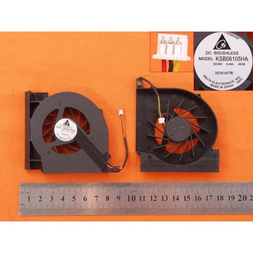 Ventilador para portátil hp cq61 g61 cq70 cq71 g71 dfb552005m30t f8q6 ksb06105ha-8k35