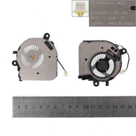 Ventilador cpu para portátil hp elitebook folio 1040 g1