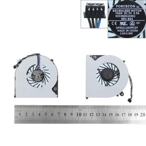Ventilador cpu para portátil hp probook 4530s 4535s 4730s 6460b 6465b 6470b