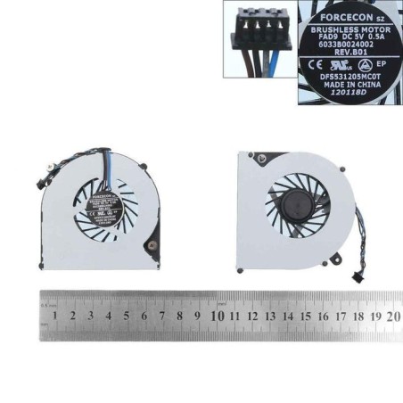 Ventilador cpu para portátil hp probook 4530s 4535s 4730s 6460b 6465b 6470b