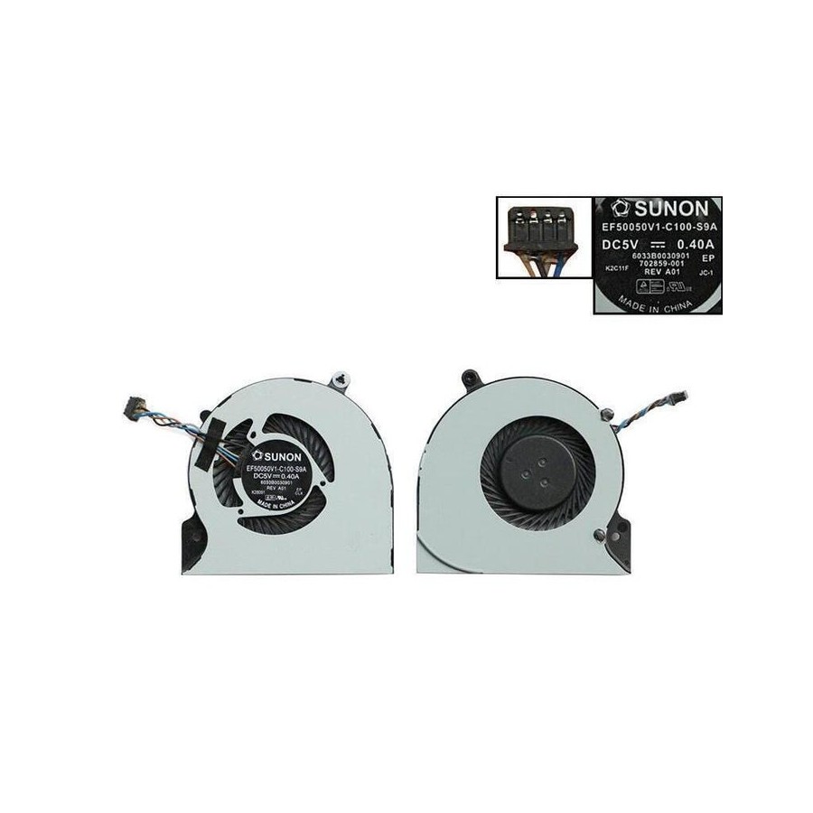 Ventilador cpu para portátil hp elitebook folio 9470m