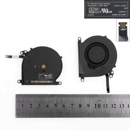 Ventilador para portatil apple macbook air a1370 11"