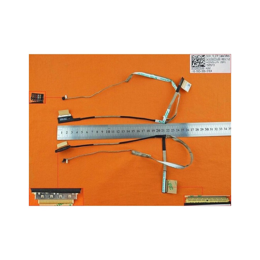 Cable flex para portátil hp 15-g 15-r 15-h zs051 15-g000 15-g070 dc020022u00