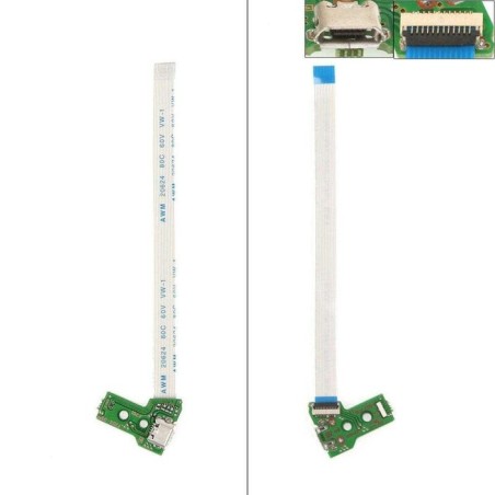 Placa conector de carga usb para ps4 12 pines jds-055