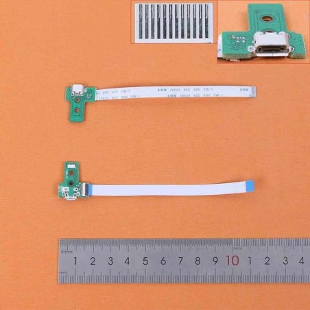 Placa conector de carga usb para ps4 12 pines jds-030