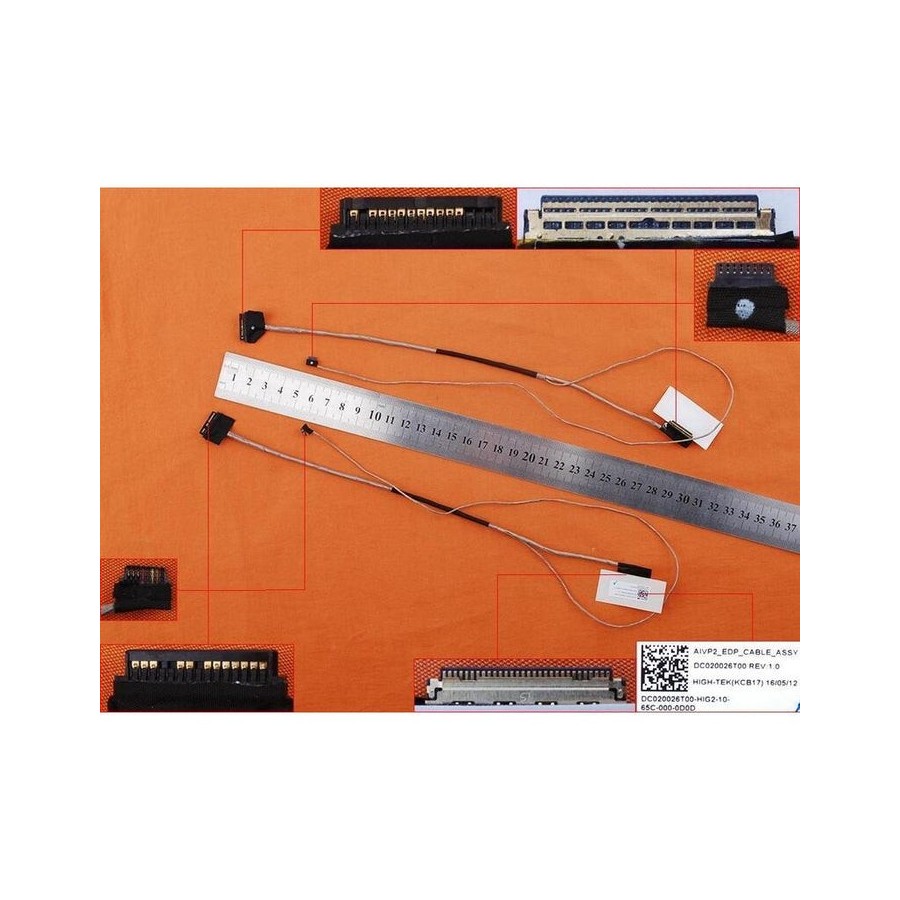 Cable flex para portátil lenovo ideapad 100-15iby 100-15 100-14 15.6" 30pin ainp2