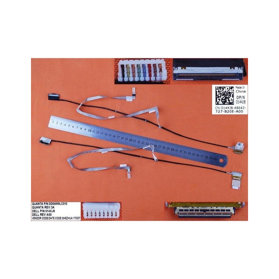 Cable flex para portátil dell inspiron 15 7000 7557 7559 15.6" 30 pines