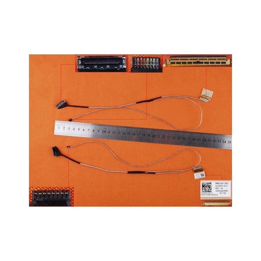 Cable flex para portátil lenovo ideapad 300-15 300-15isk 300-15ibr 30pin bmwq2 dc02001xe10
