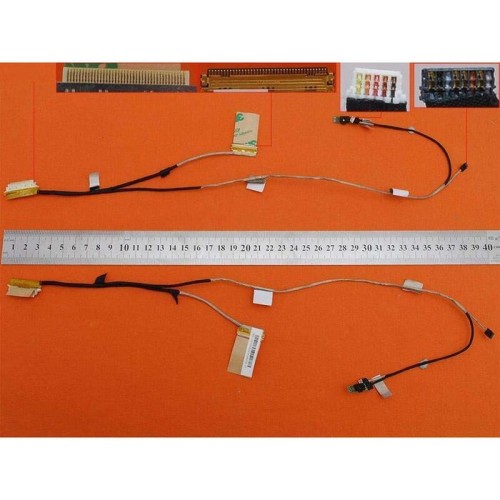 Cable flex para portátil asus vivobook s300 s300ca s300ki s300k 40pin 1422-01cy000 dd0xj7lc000
