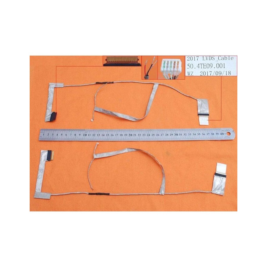 Cable flex para portátil lenovo b590 b580 v580 (sin placa) 50.4te09.001