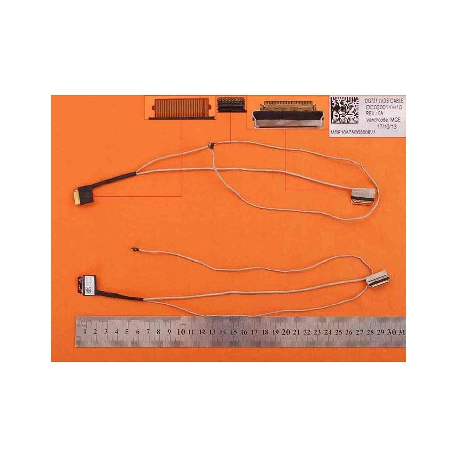 Cable flex para portátil lenovo 320-17ikb 320-17isk 320-15 dg721 dc02001yh10 dc02001yh00