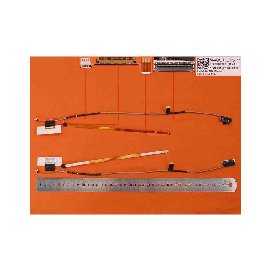Cable flex para portátil lenovo yoga 710-15isk 710-14ikb biuy3 dc02002f600
