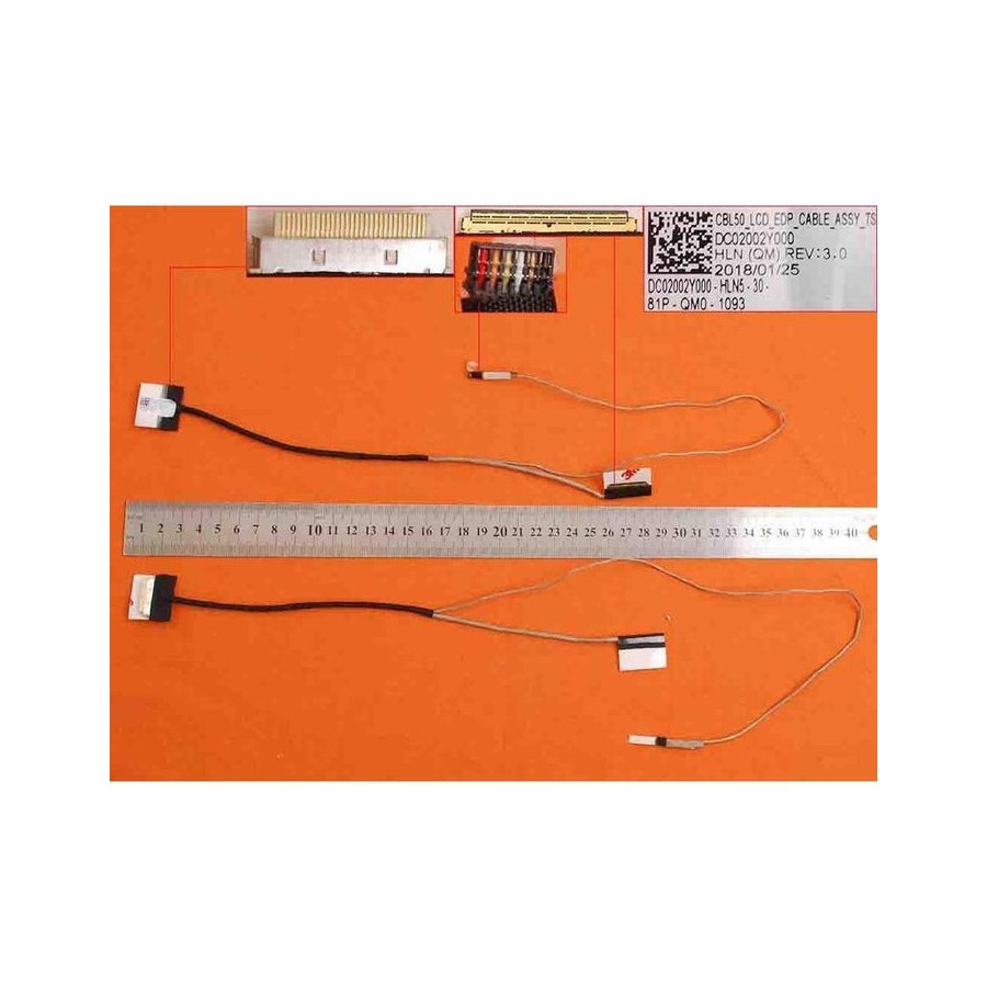 Cable flex para portátil hp 15-bs 15t-br 15z-bw cbl5 dc02002y000
