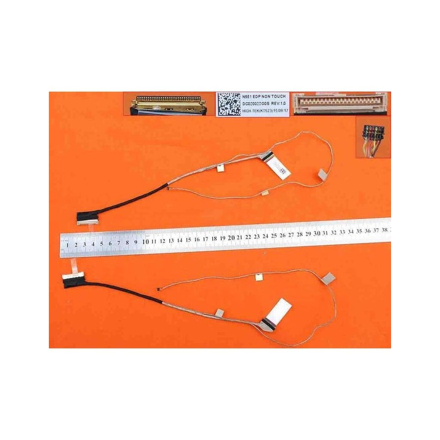 Cable flex para portátil asus n551 n551jm n551jk n551jb n551jq gl551jm g551 30pin dc020022o0s