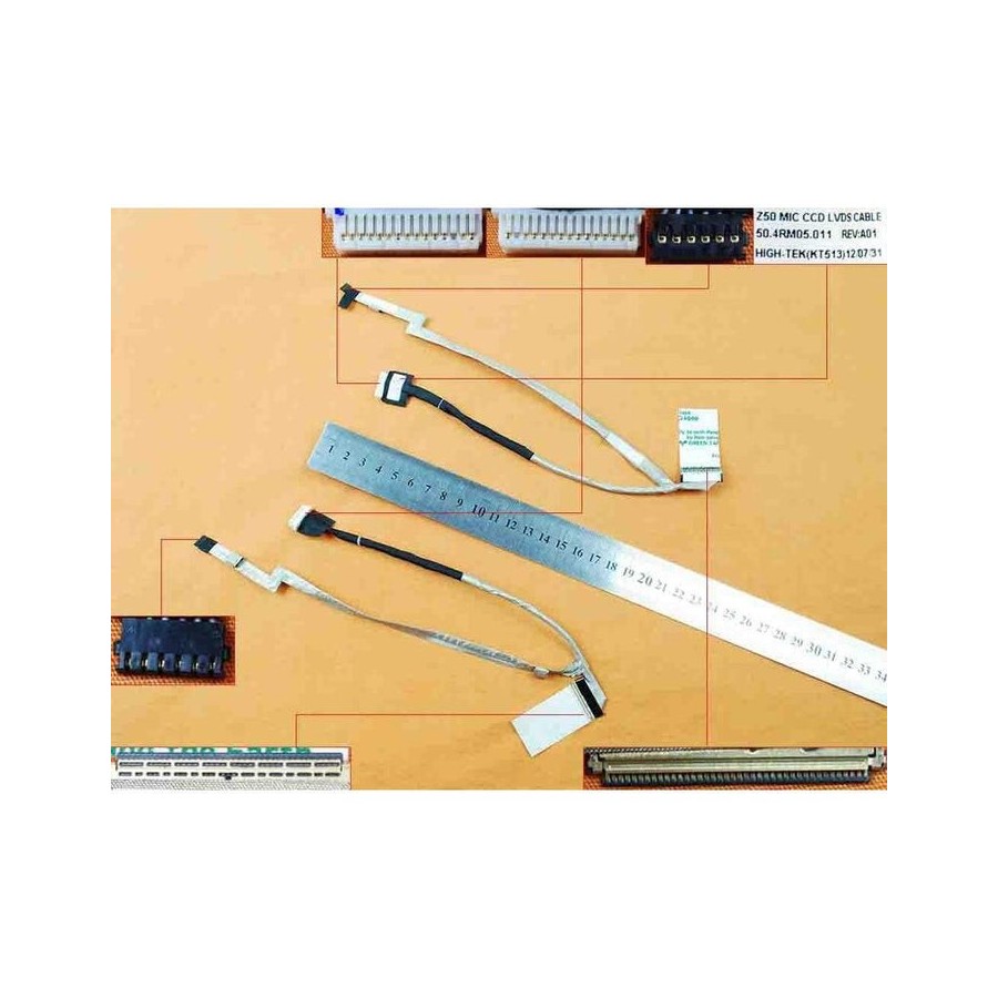 Cable flex para portátil sony vaio sve151a11w z50 50.4rm05.011