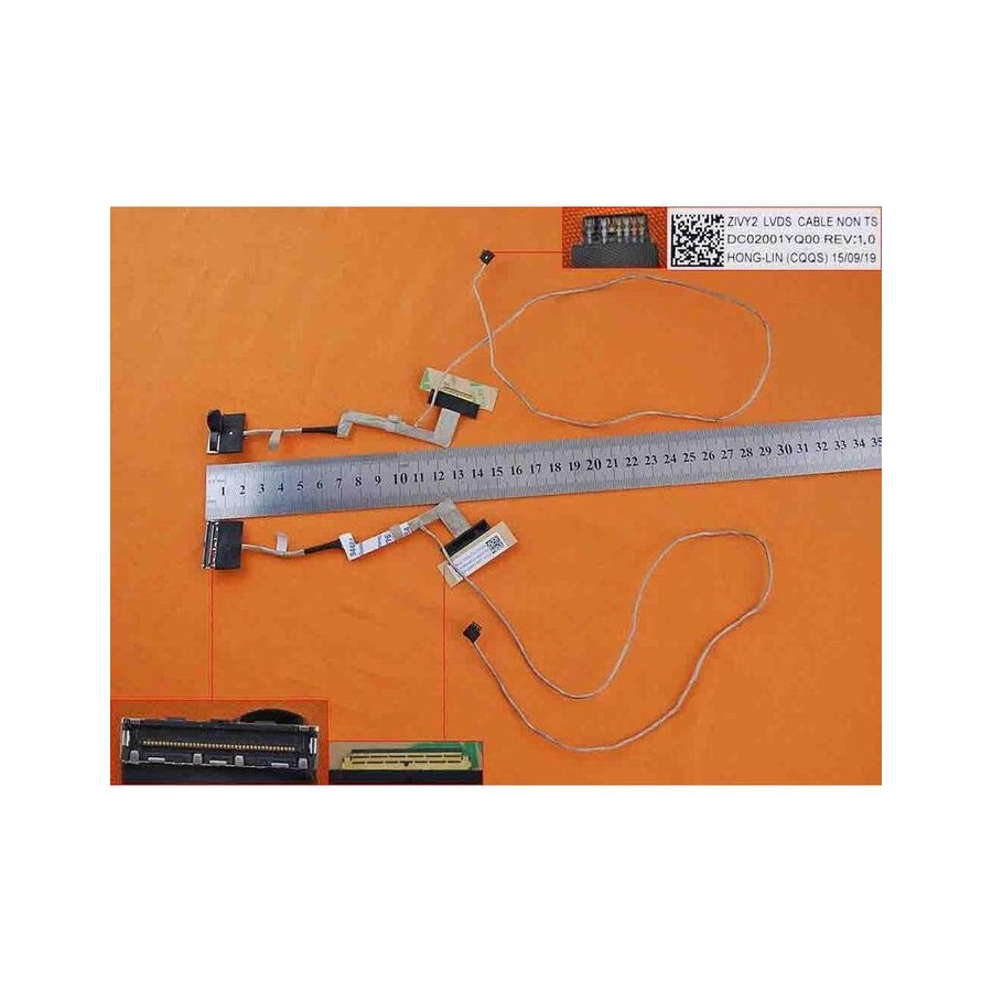 Cable flex para portátil lenovo y50-70 30pin dc02001yq00 dc02001yq10