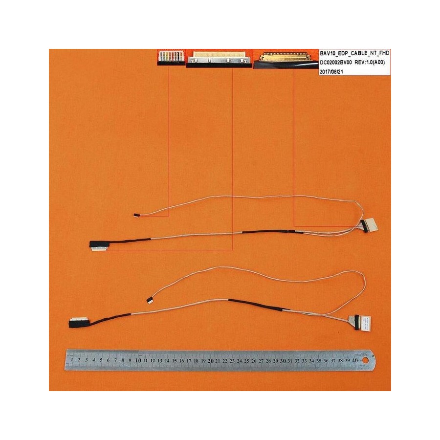 Cable flex para portátil dell 15mr-7748s 15-5557 5455 5545 5547 5548 30pin dc02002bv00 0j0243