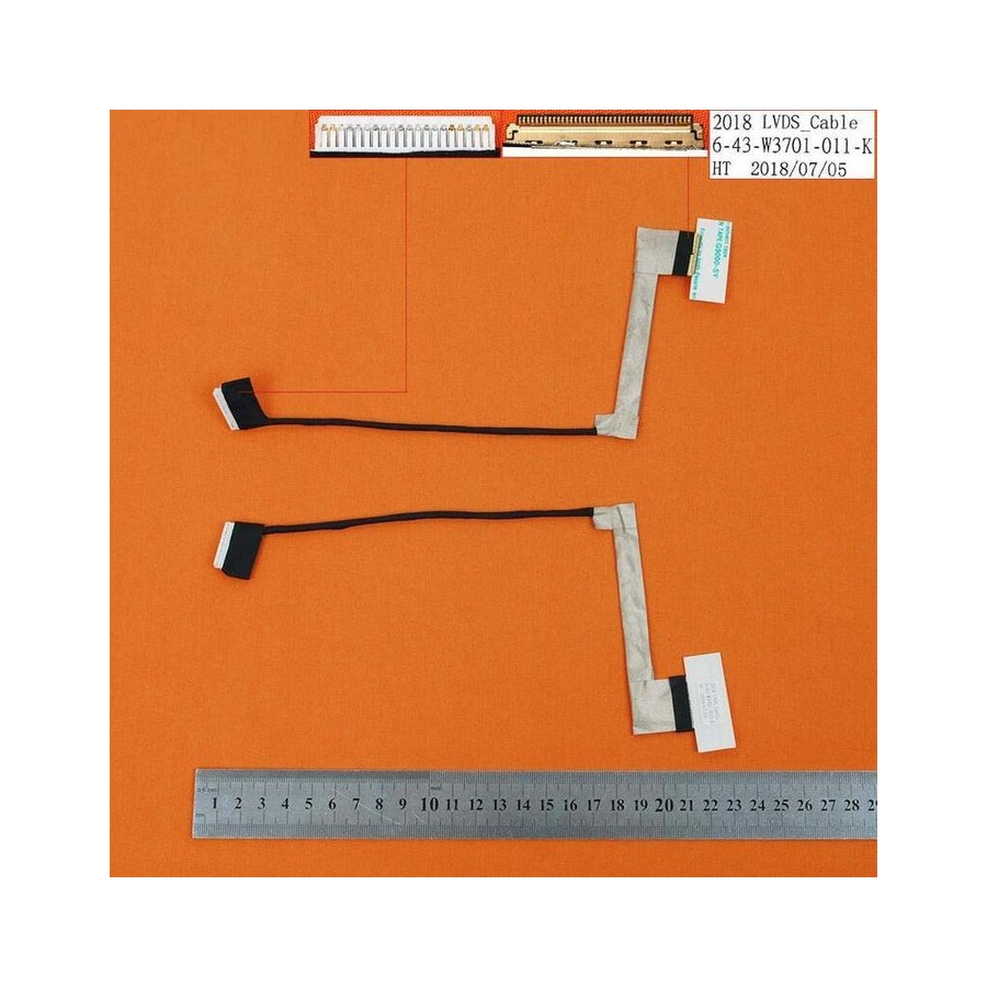 Cable flex para portátil clevo w370et w370 k750s k760e 6-43-w3701-011-k