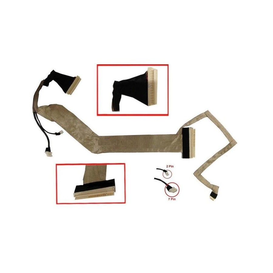 Cable flex para portátil hp pavilion dv4-1000 compaq presario cq40 cq45 dc02000io00