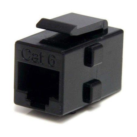 Acoplador keystone rj45 negro  cabl para red