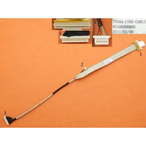 Cable flex para toshiba satellite p200 p205 17"
