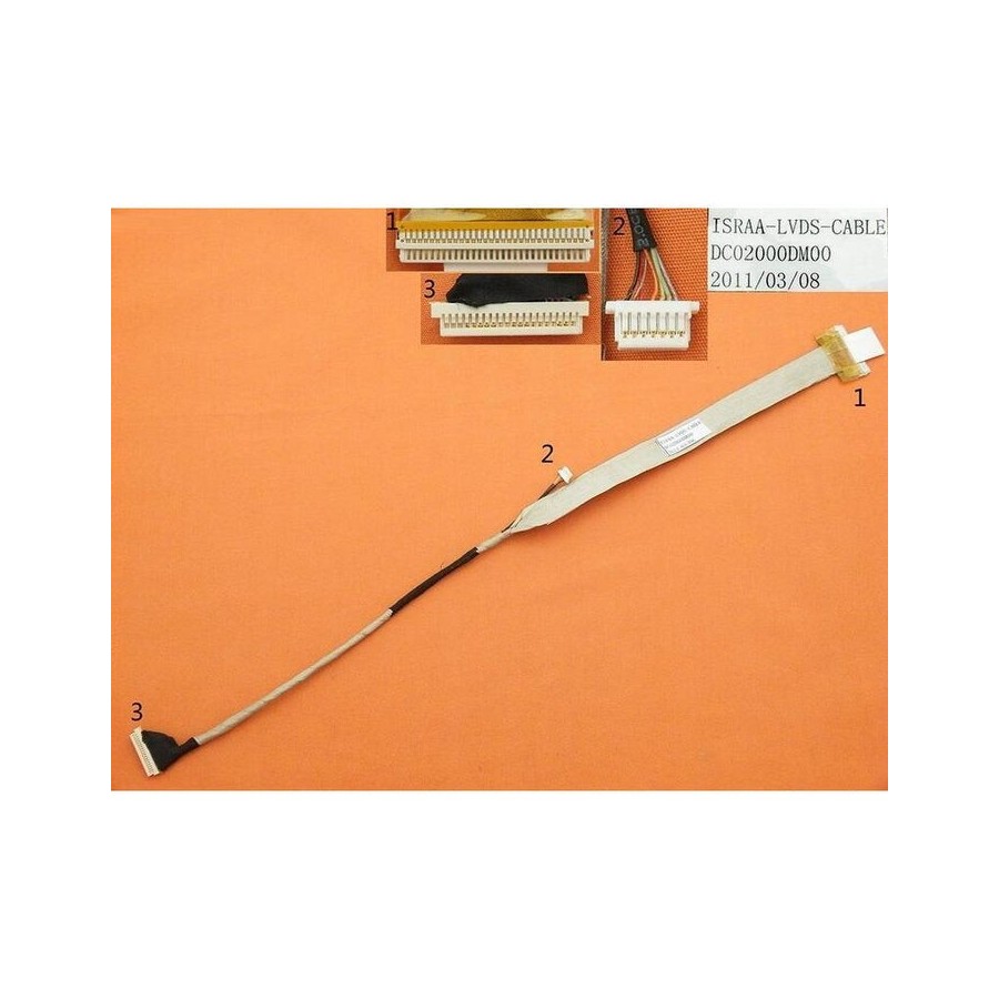 Cable flex para toshiba satellite p200 p205 17"