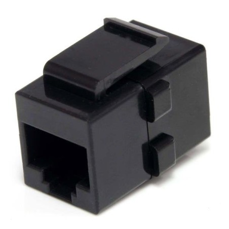 Acoplador keystone rj45 negro  cabl para red