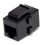 Acoplador keystone rj45 negro  cabl para red