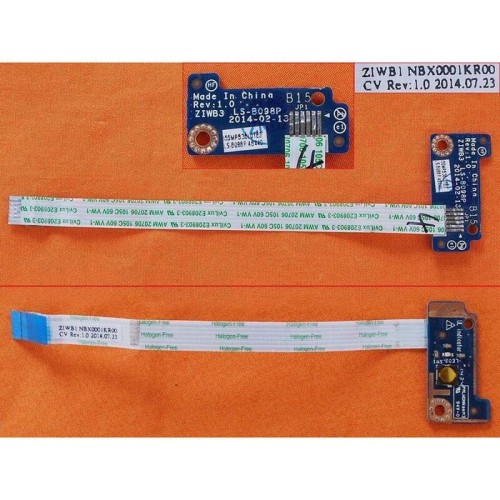 Placa del botón de encendido con cable para lenovo b40-70 b50-70 ls-b098p